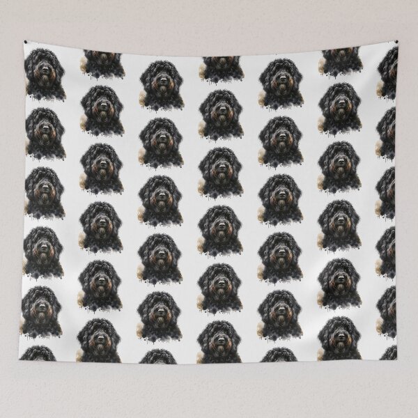 Item preview, Black  Australian Labradoodle Dog designed and sold by TheAnimalZ00.