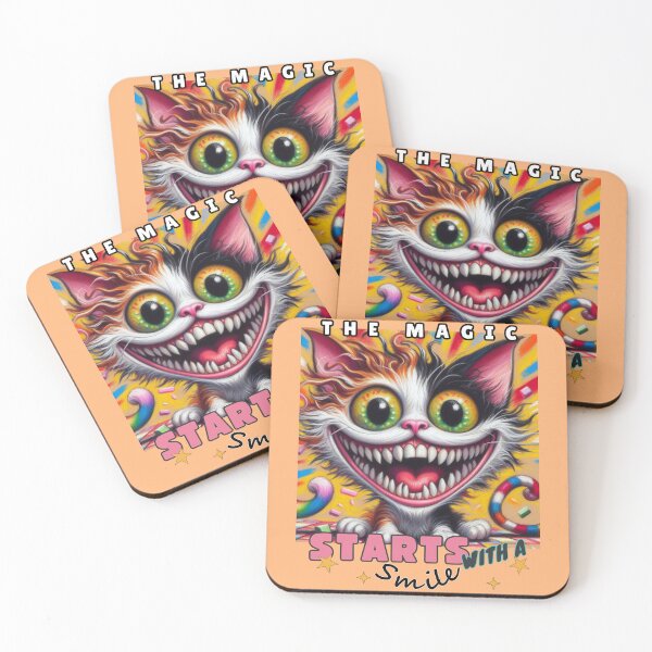 Item preview, Crazy and funny smiling cat designed and sold by Sublime Infinito.