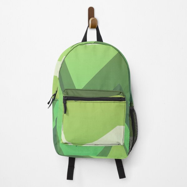 Item preview, Green Multicolor Jagged Striped Lines Parallel Layered Peaks designed and sold by EvergreenMotifs.