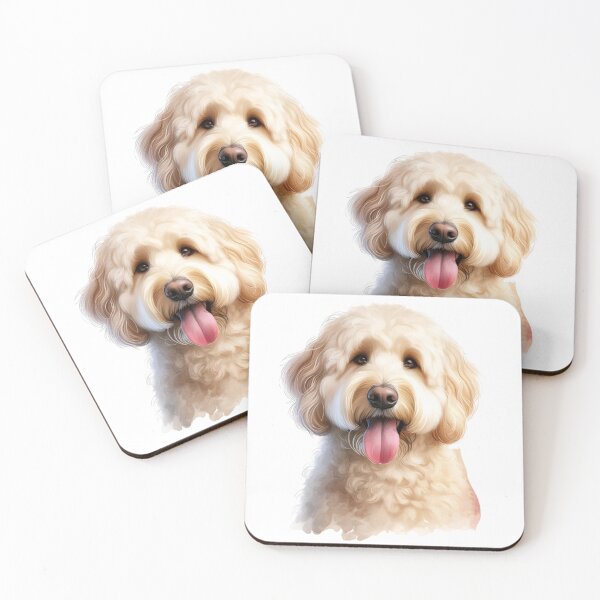 Item preview, Cute Cream Australian Labradoodle  designed and sold by TheAnimalZ00.