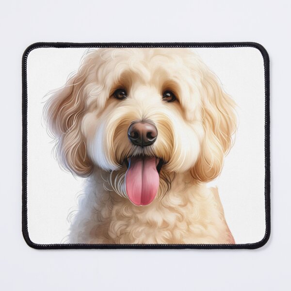 Item preview, Cute Cream Australian Labradoodle  designed and sold by TheAnimalZ00.