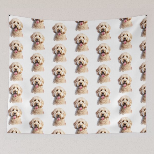 Item preview, Cute Cream Australian Labradoodle  designed and sold by TheAnimalZ00.