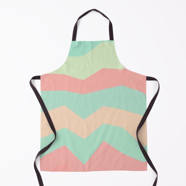 Item preview, Rainbow Multicolor Jagged Striped Lines Parallel Layered Peaks designed and sold by EvergreenMotifs.