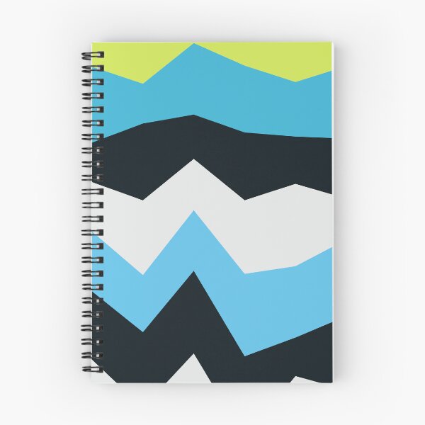 Item preview, Multicolor Jagged Striped Lines Parallel Layered Peaks designed and sold by EvergreenMotifs.
