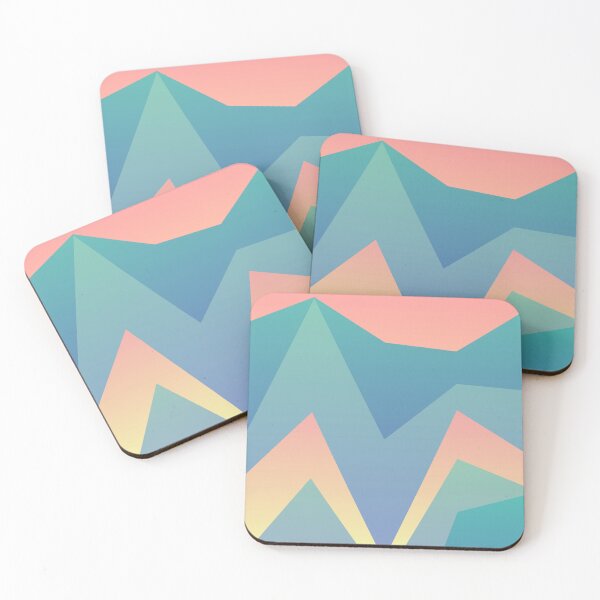 Item preview, Rainbow Multicolor Jagged Striped Lines Parallel Layered Peaks designed and sold by EvergreenMotifs.