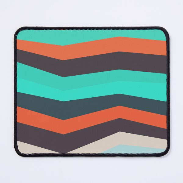 Item preview, Multicolor Jagged Striped Lines Parallel Layered Peaks designed and sold by EvergreenMotifs.