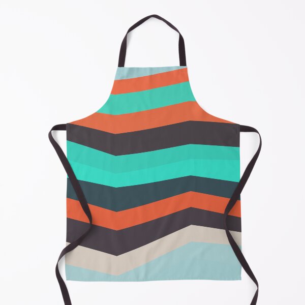 Item preview, Multicolor Jagged Striped Lines Parallel Layered Peaks designed and sold by EvergreenMotifs.