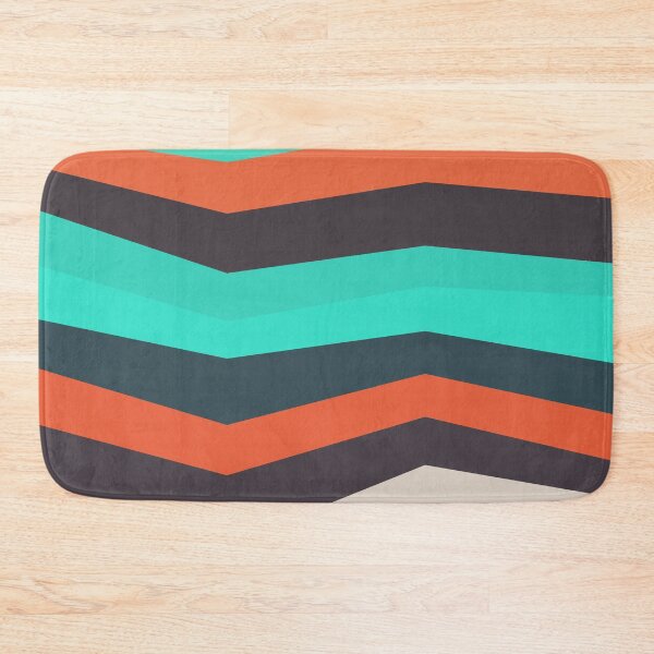 Item preview, Multicolor Jagged Striped Lines Parallel Layered Peaks designed and sold by EvergreenMotifs.