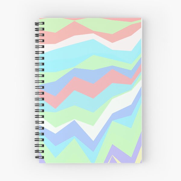 Item preview, Rainbow Multicolor Jagged Striped Lines Parallel Layered Peaks designed and sold by EvergreenMotifs.