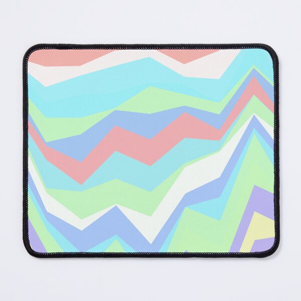 Item preview, Rainbow Multicolor Jagged Striped Lines Parallel Layered Peaks designed and sold by EvergreenMotifs.