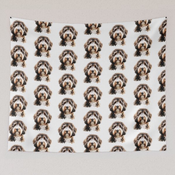 Item preview, Cute Parti Australian Labradoodle designed and sold by TheAnimalZ00.
