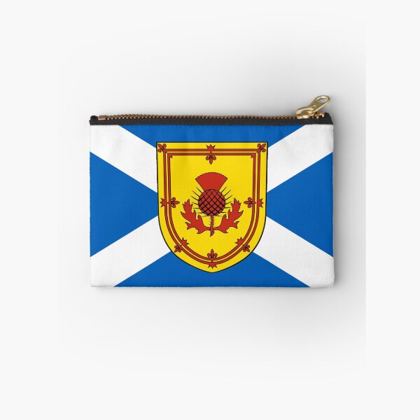 Item preview, Bandera de Escocia con escudo del estandarte real de cardo (bratach shalainn le cluaran sgiath bratach rìoghail) designed and sold by JonathanR1994.
