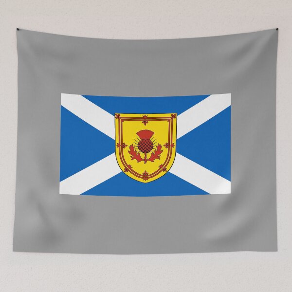 Item preview, Scotland Flag with Thistle Royal Banner Shield (bratach shalainn le cluaran sgiath bratach rìoghail) designed and sold by JonathanR1994.