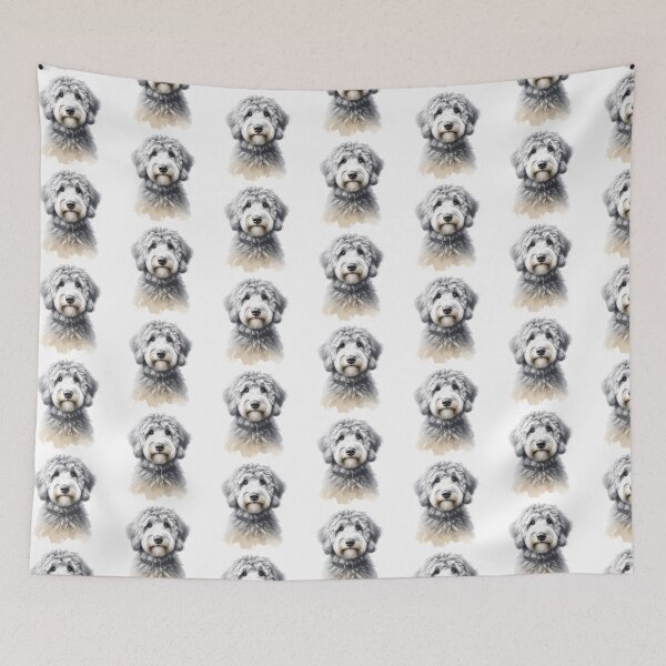 Item preview, Silver Australian Labradoodle designed and sold by TheAnimalZ00.
