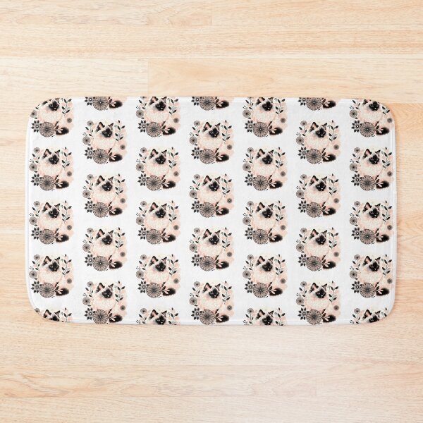 Item preview, Abstract Floral Seikirk Rex Cat designed and sold by TheAnimalZ00.