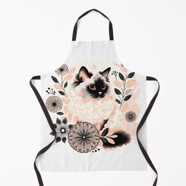 Item preview, Abstract Floral Seikirk Rex Cat designed and sold by TheAnimalZ00.