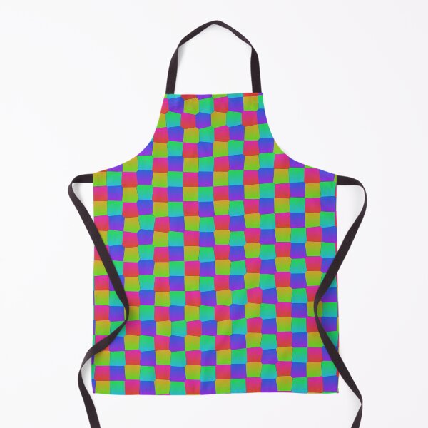 Item preview, Random Multicolor Joined Scales Square Symbols Connected Geometry designed and sold by EvergreenMotifs.