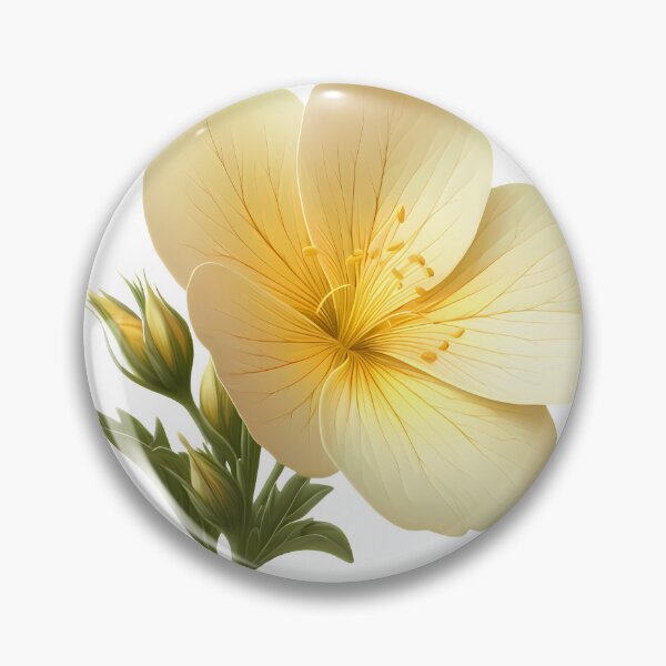 Item preview, La Fleur d'Onagre: Symbole de Résilience et de Soin" designed and sold by Kriebelt.