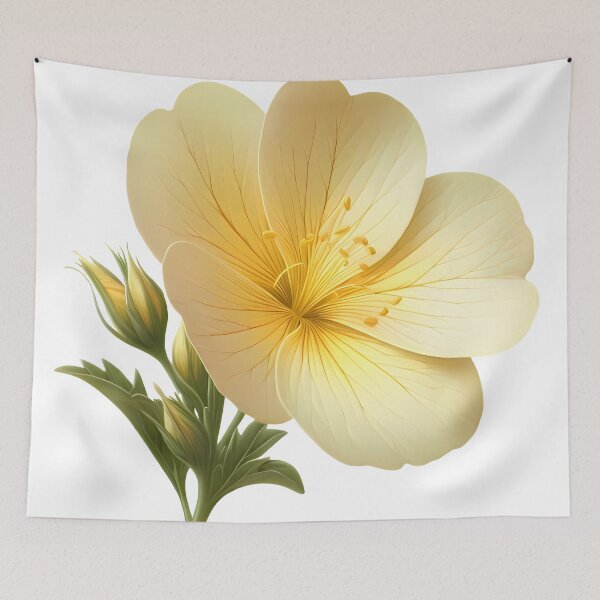 Item preview, La Fleur d'Onagre: Symbole de Résilience et de Soin" designed and sold by Kriebelt.