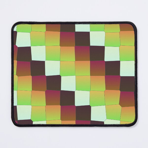Item preview, Random Multicolor Joined Scales Square Symbols Connected Geometry designed and sold by EvergreenMotifs.
