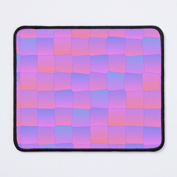 Item preview, Pink Multicolor Joined Scales Square Symbols Connected Geometry designed and sold by EvergreenMotifs.