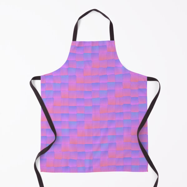 Item preview, Pink Multicolor Joined Scales Square Symbols Connected Geometry designed and sold by EvergreenMotifs.