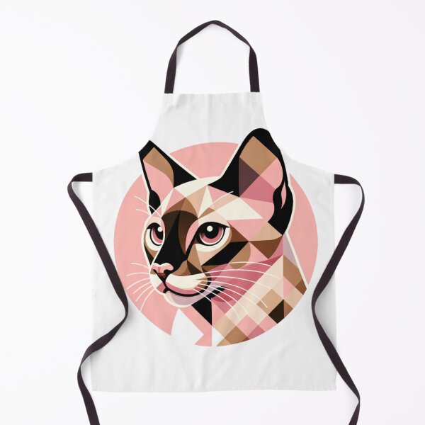 Item preview, Abstract Geometric Javanese Cat designed and sold by TheAnimalZ00.