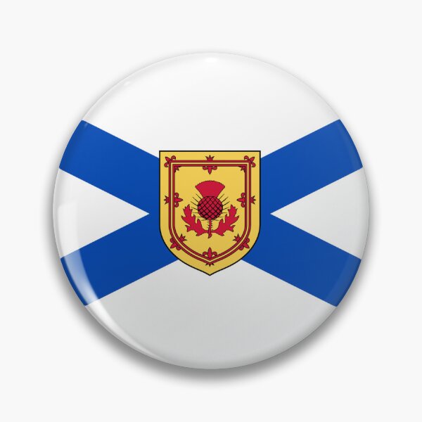 Item preview, Nova Scotian National Flag with Thistle Shield (bratach Alba Nuadh le sgiath cluarain) designed and sold by JonathanR1994.