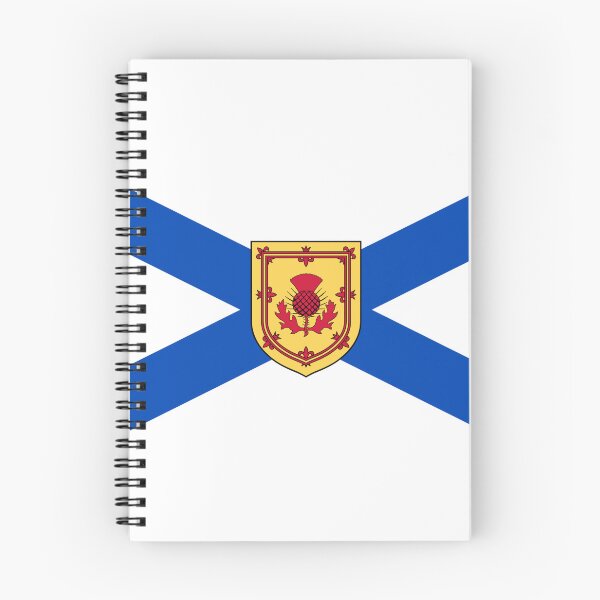 Item preview, Nova Scotian National Flag with Thistle Shield (bratach Alba Nuadh le sgiath cluarain) designed and sold by JonathanR1994.