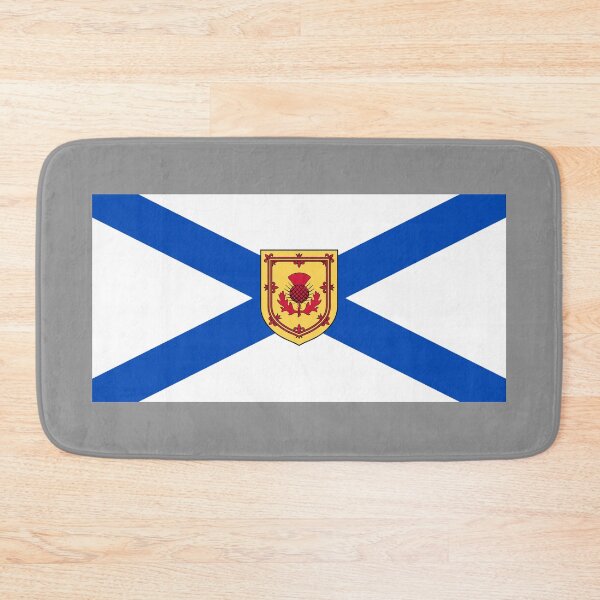 Item preview, Nova Scotian National Flag with Thistle Shield (bratach Alba Nuadh le sgiath cluarain) designed and sold by JonathanR1994.