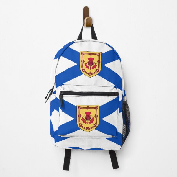 Item preview, Nova Scotian National Flag with Thistle Shield (bratach Alba Nuadh le sgiath cluarain) designed and sold by JonathanR1994.