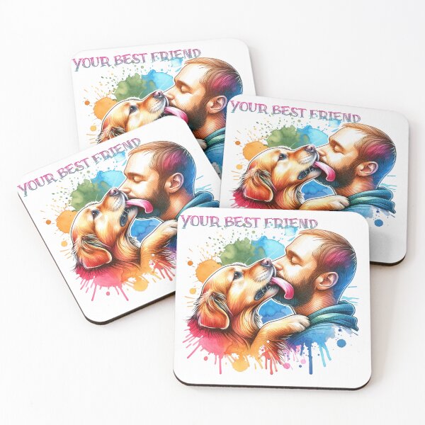 Item preview, Unconditional Love: A Dog's Tender Lick for Its Best Friend designed and sold by 0penvimark.