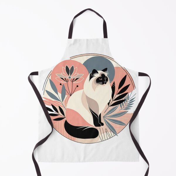 Item preview, Abstract Floral Himalayan Cat designed and sold by TheAnimalZ00.