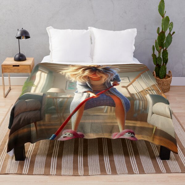 Item preview, Mom's Morning Madness 06 - Cute AI Art of a Tired Mom designed and sold by LoopLooArt.
