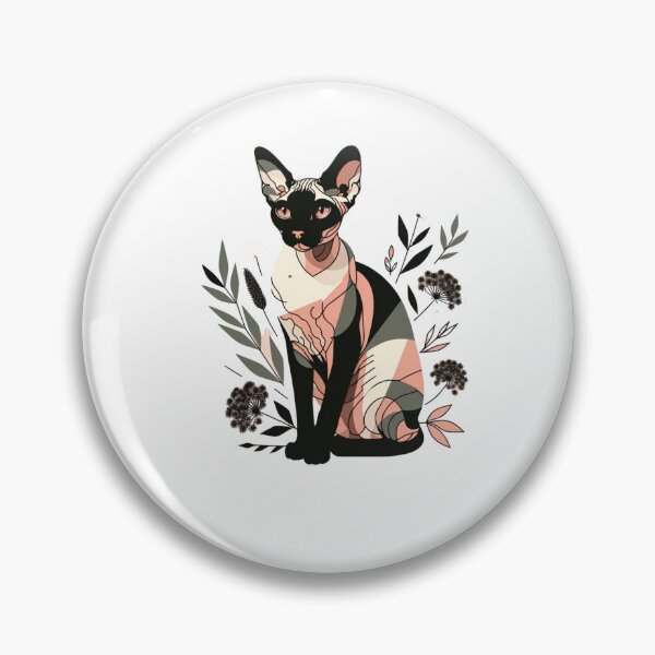 Item preview, Abstract Floral Cornish Rex Cat designed and sold by TheAnimalZ00.