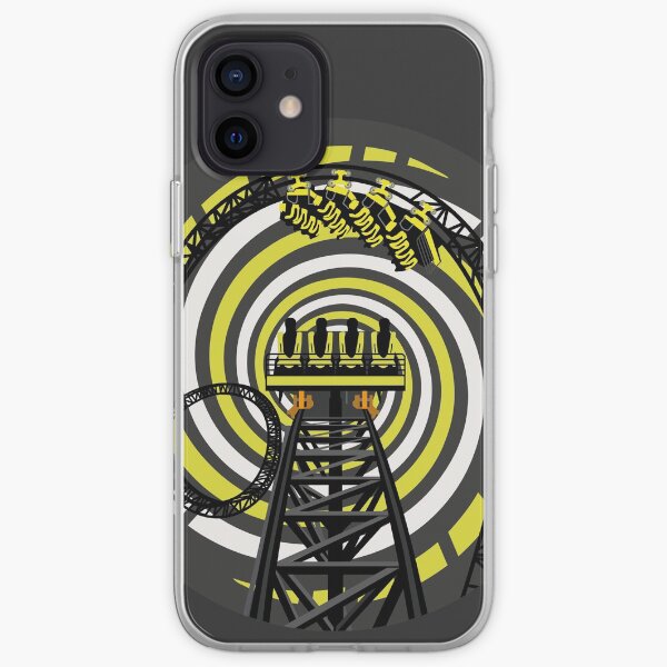 SMILE FOREVER Shirt Design - Black and Yellow Gerstlauer Infinity Coaster iPhone Soft Case