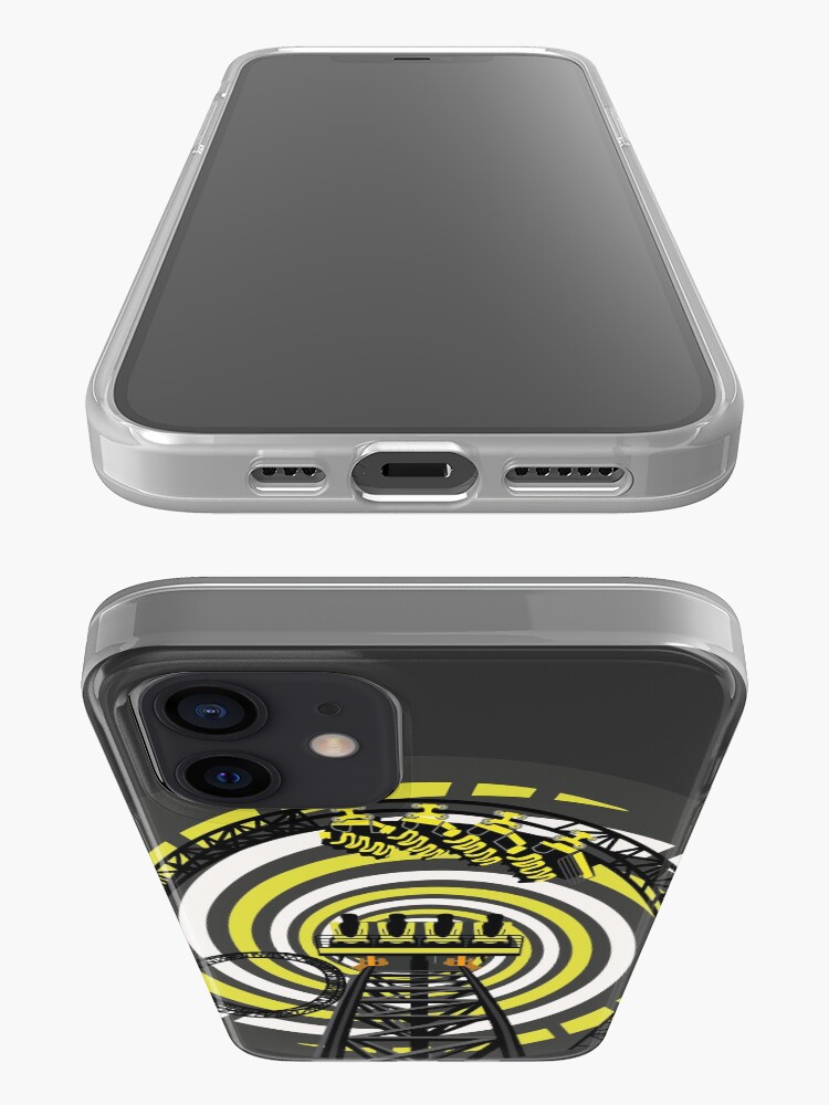Alternate view of SMILE FOREVER Shirt Design - Black and Yellow Gerstlauer Infinity Coaster iPhone Case & Cover