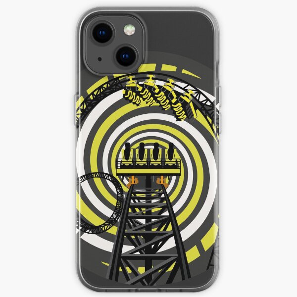 SMILE FOREVER Shirt Design - Black and Yellow Gerstlauer Infinity Coaster iPhone Soft Case