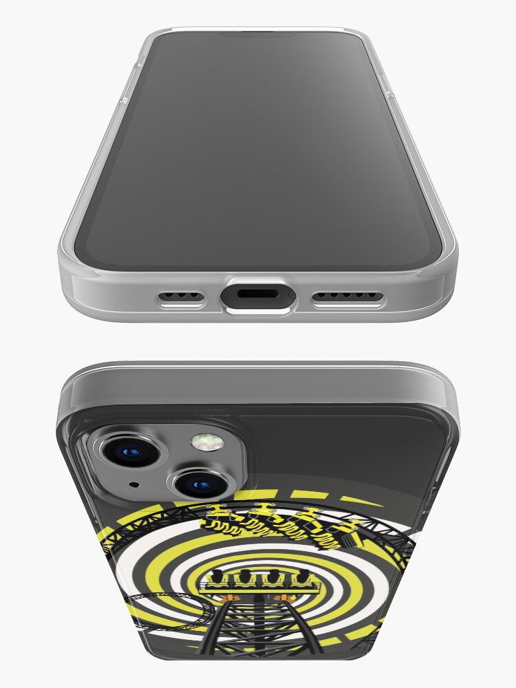Alternate view of SMILE FOREVER Shirt Design - Black and Yellow Gerstlauer Infinity Coaster iPhone Case