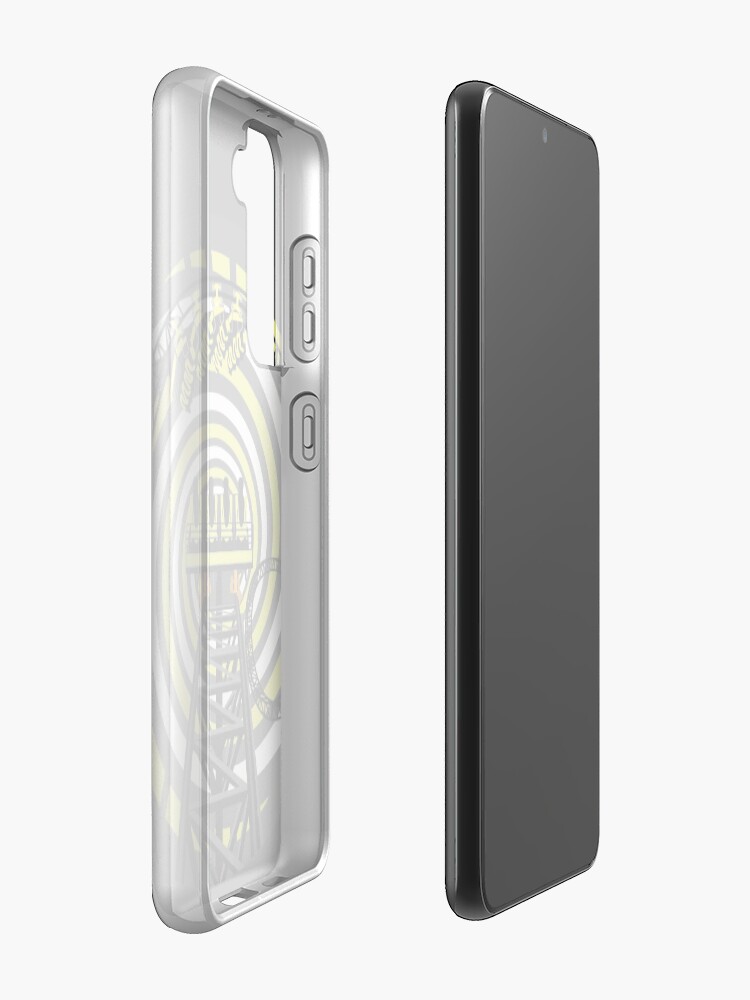 Alternate view of SMILE FOREVER Shirt Design - Black and Yellow Gerstlauer Infinity Coaster Case & Skin for Samsung Galaxy