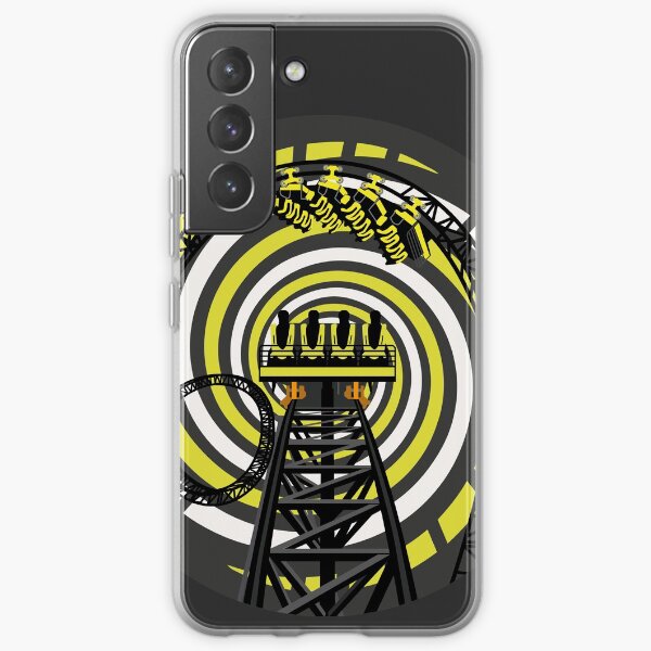 SMILE FOREVER Shirt Design - Black and Yellow Gerstlauer Infinity Coaster Samsung Galaxy Soft Case
