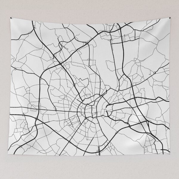 Item preview, Cologne streets map designed and sold by mikeranger.