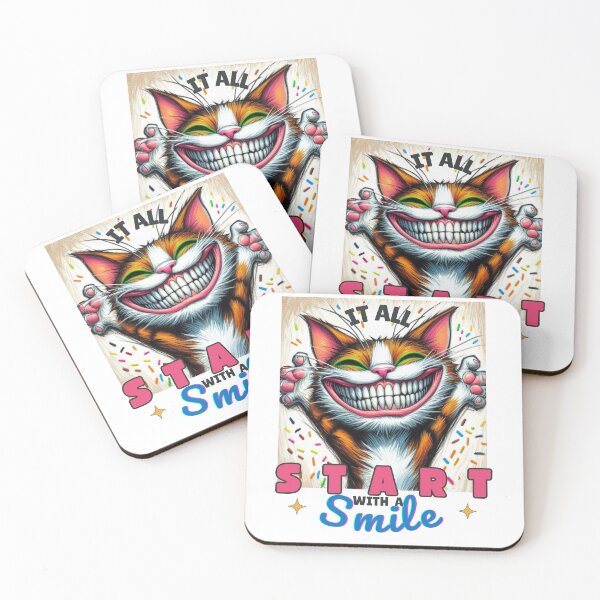 Item preview,  Crazy and funny smiling cat designed and sold by Sublime Infinito.