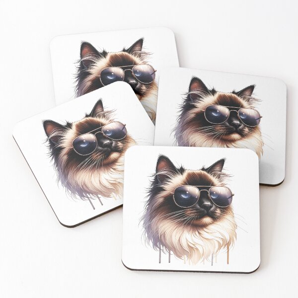Item preview, Balinese Cat Wearing Sunglasses designed and sold by TheAnimalZ00.