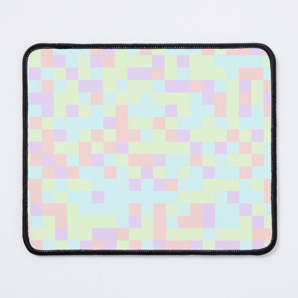 Item preview, Pastel Multicolor Squares Random Spaced Geometry Camo Digicam designed and sold by EvergreenMotifs.