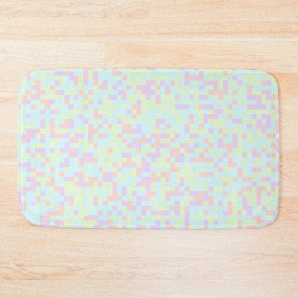 Artikelvorschau, Pastellfarbene, mehrfarbige Quadrate mit zufällig angeordneter Geometrie, Camo-Digitalkamera entworfen und verkauft von EvergreenMotifs.
