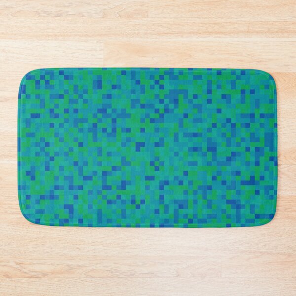 Artikelvorschau, Aqua-Quadrate mit zufällig verteilter Geometrie, Camo-Digitalkamera entworfen und verkauft von EvergreenMotifs.
