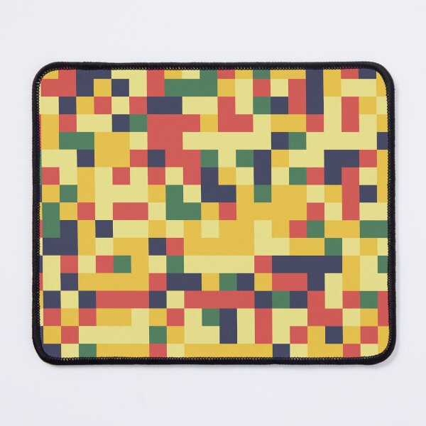 Item preview, Rainbow Multicolor Squares Random Spaced Geometry Camo Digicam designed and sold by EvergreenMotifs.