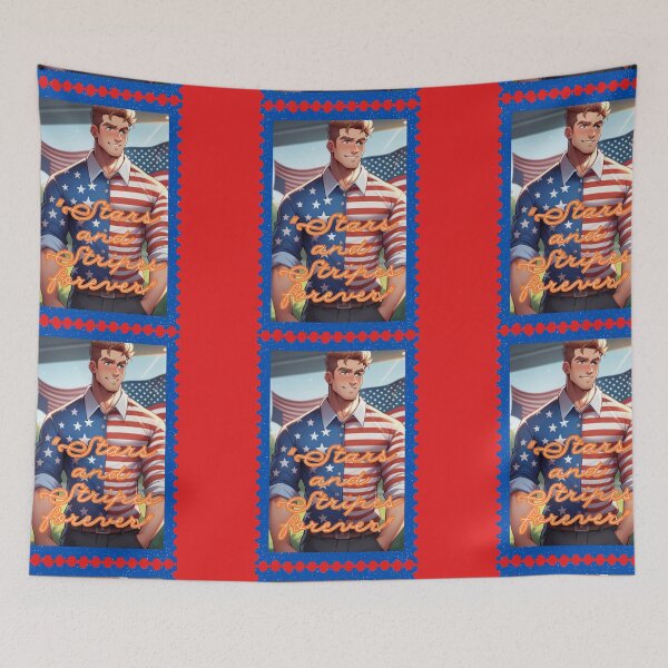 Item preview, "Red, white, blue Stars and Stripes forever"  Patriotic designed and sold by luiddesigns.