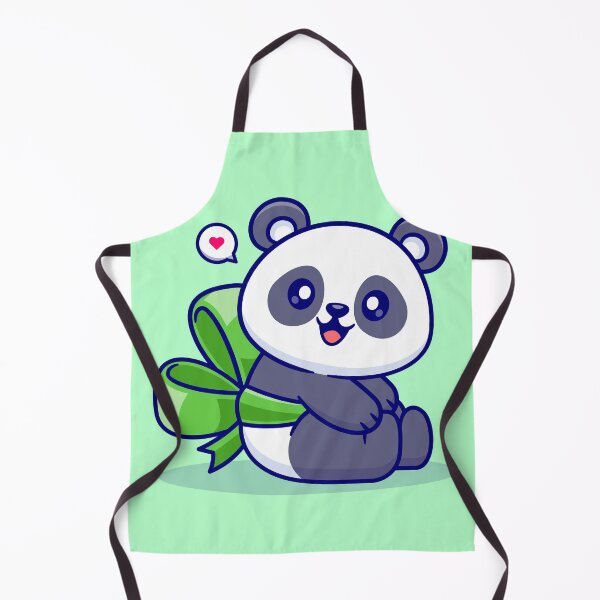 Item preview, "Cute Panda with Ribbon: Cartoon Vector Icon Illustration" designed and sold by hjian8219.